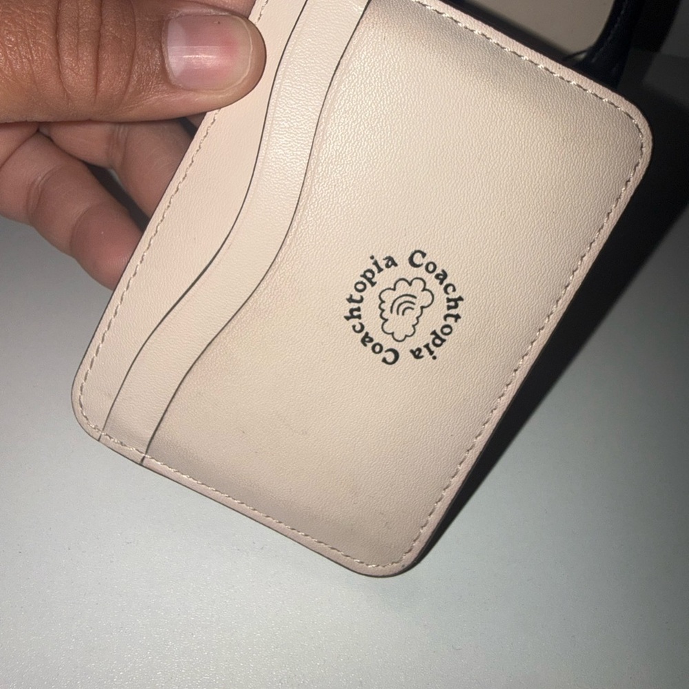 Coachtopia Wavy Dink Black Cherry Print Bag With Card Case - Picture 11 of 13